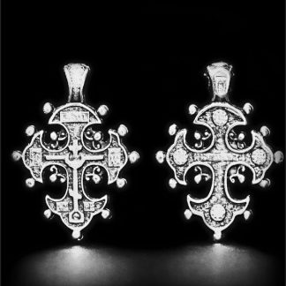 Επάργυρο Κρεμαστό Λαιμού-Σταυρός 3.2x2.1cm