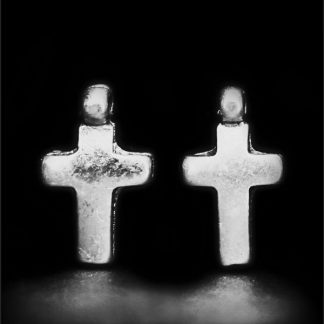 Επάργυρο Κρεμαστό Λαιμού-Σταυρός 2.2x1.2cm