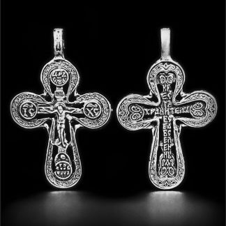 Επάργυρος Σταυρός Λαιμού-Εσταυρωμένος 5x3.1cm